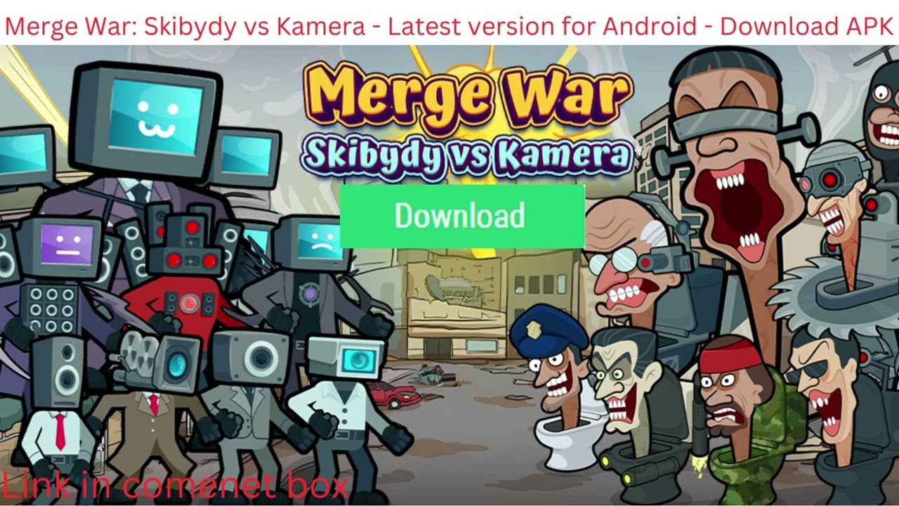 Merge War Skibidi vs Camera Mod APK App